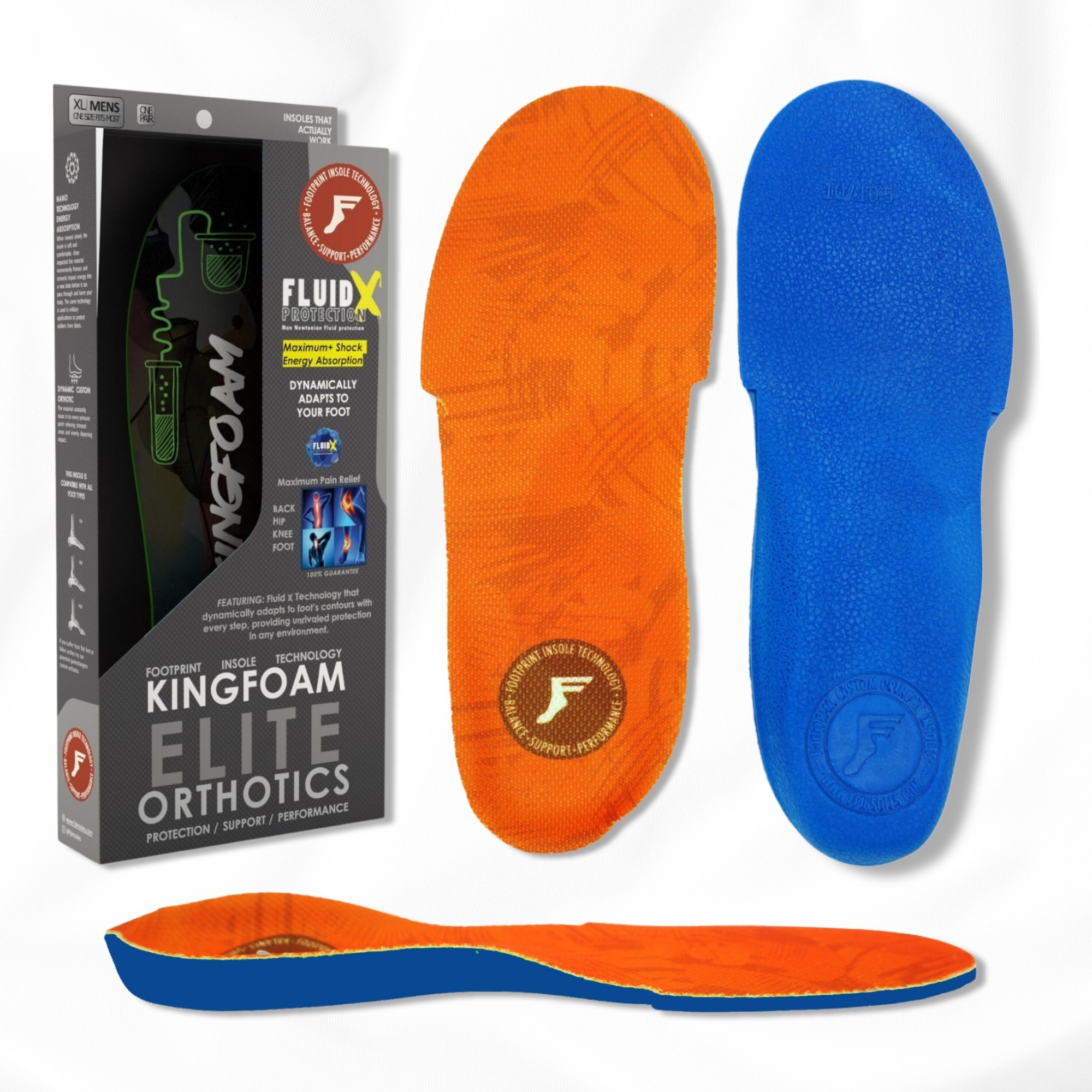 大好き FP Insoles Kingfoam Orthotic Fluidx - FP Footwear シューケア・シューアクセサリー